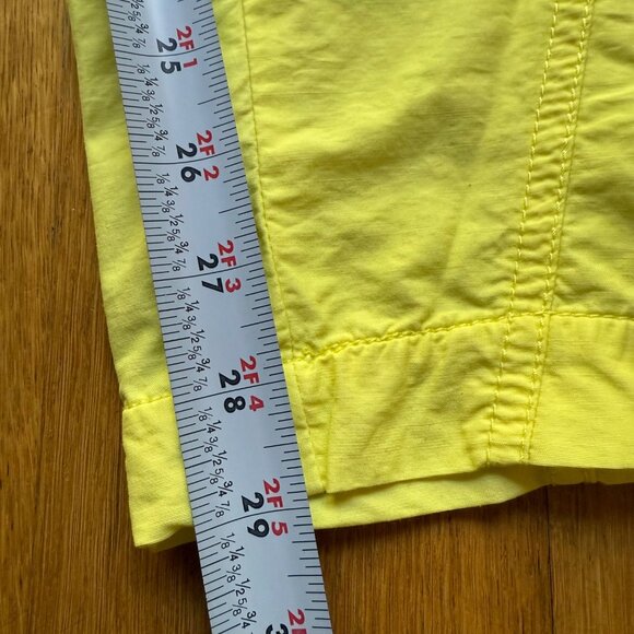 Free People FP Movement Size S Yellow Cotton Blend Mesmerize Me Cargo Pants - Picture 8 of 16